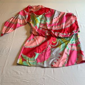 Silk Mini Pink Dress - Laundry - Medium